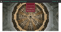 Desktop Screenshot of lacappellamusicale.com